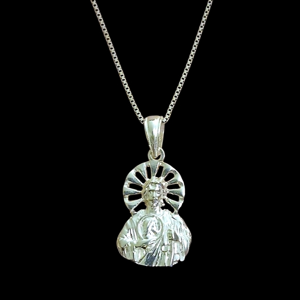 925 Jesus Pendant On Chain